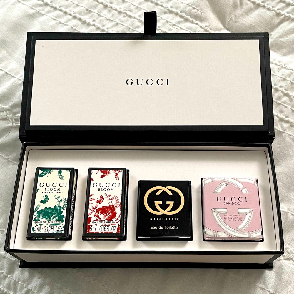 Gucci 4pc mini fragrance set